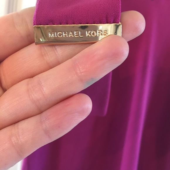 MICHAEL KORS beautiful MAGENTA top(XS) - Picture 5 of 6